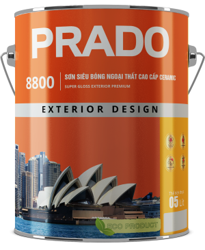 PRADO Sơn siêu bóng ngoại thất cao cấp CERAMIC